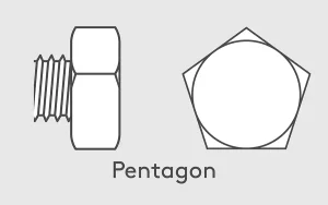 تصویر پیچ پنج‌ضلعی