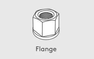 مهره فلنج‌دار (Flange)